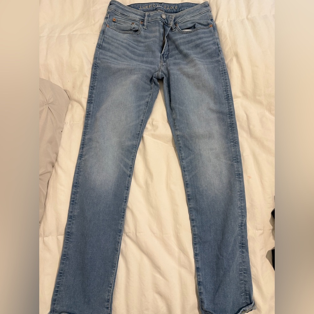American Eagle Outfitters Light Blue Men's Straight Jeans